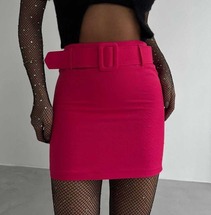 Новая малиновая юбка из Турции, р-р 44