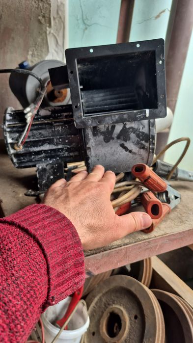 Exhaustor dublu aspirant cu debit mare.