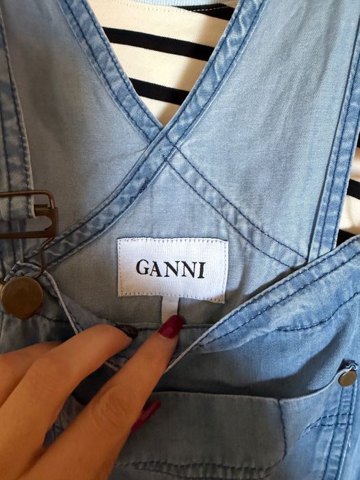 Дънков гащеризон Ganni, размер S