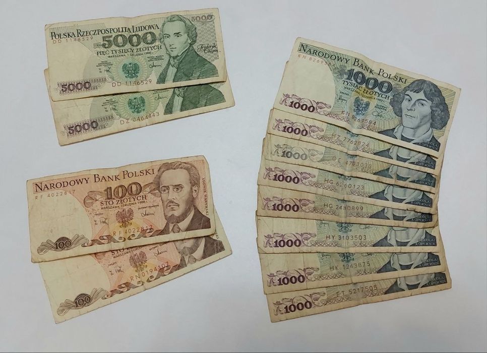 Старые польские бонкноты