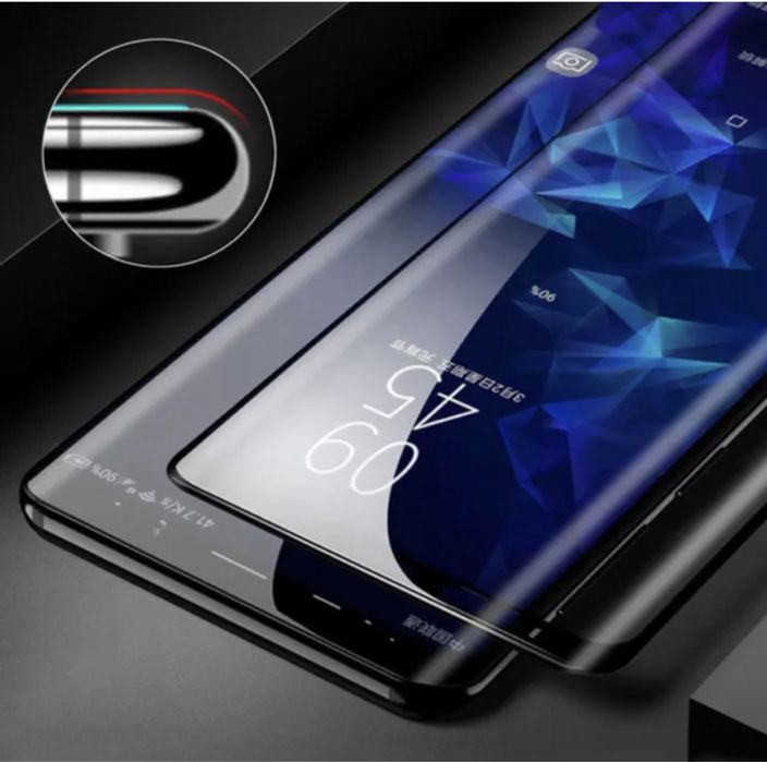 Folie sticla FULL Glue pt Samsung Galaxy S23 / S23 Plus / S23 Ultra 5G