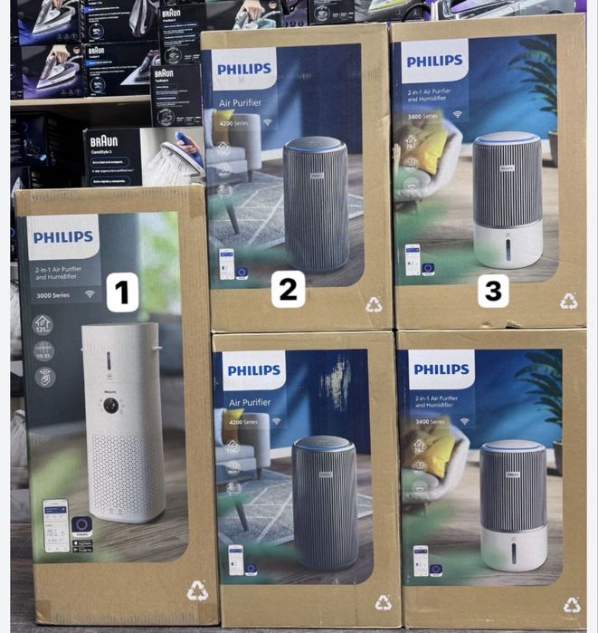 Очиститель воздуха•Philips• purifer humidifer•havo tozalagich