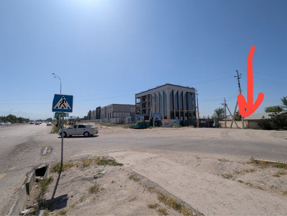 Земля под Гостиницу. Офис. Клиника. Первая линия . Янги Узбекистан.