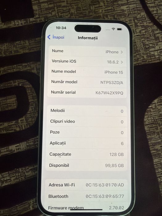 Iphone 15 functional fara schimb