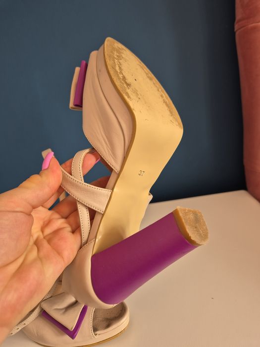 Vand sandale de piele Creative Shoes