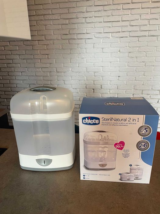 Chicco 2 in 1 "SterilNatural" – модуларен парен стерилизатор