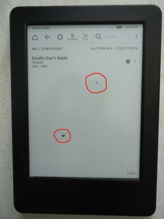 eBook Kindle 6 inch WP63GW-170 ron si Model D0100 defect 50 ron