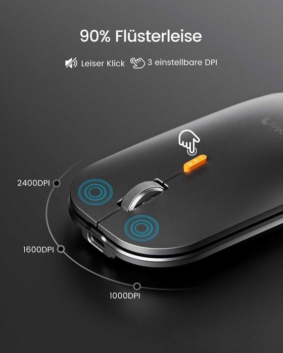 Set Tastatură și Mouse Bluetooth ProtoArc KM100-A pentru Mac și iOS