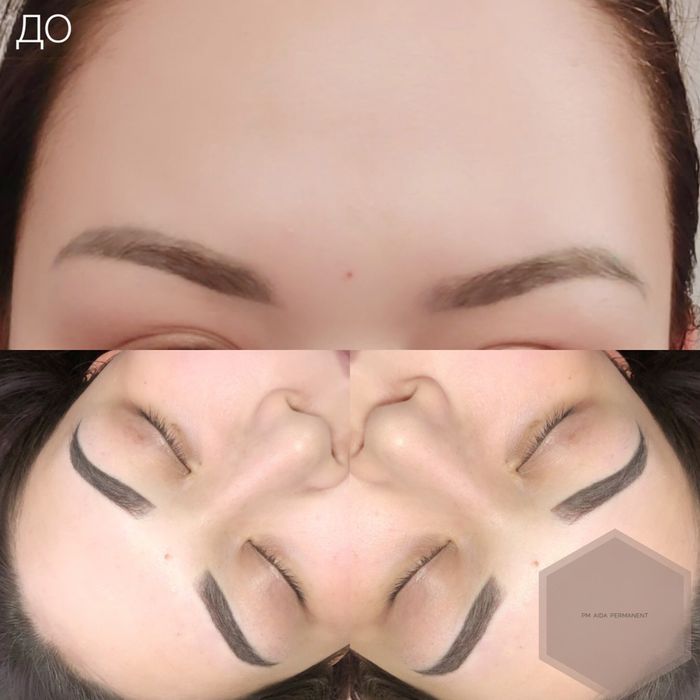 Акция! Перманент Растушевка бровей.