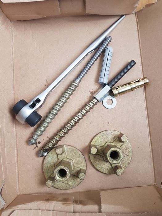 Carota Sistem de prindere carota pe caramida si beton set +cheie clich