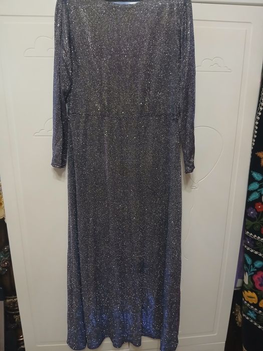 Вечерний платье  песок материал