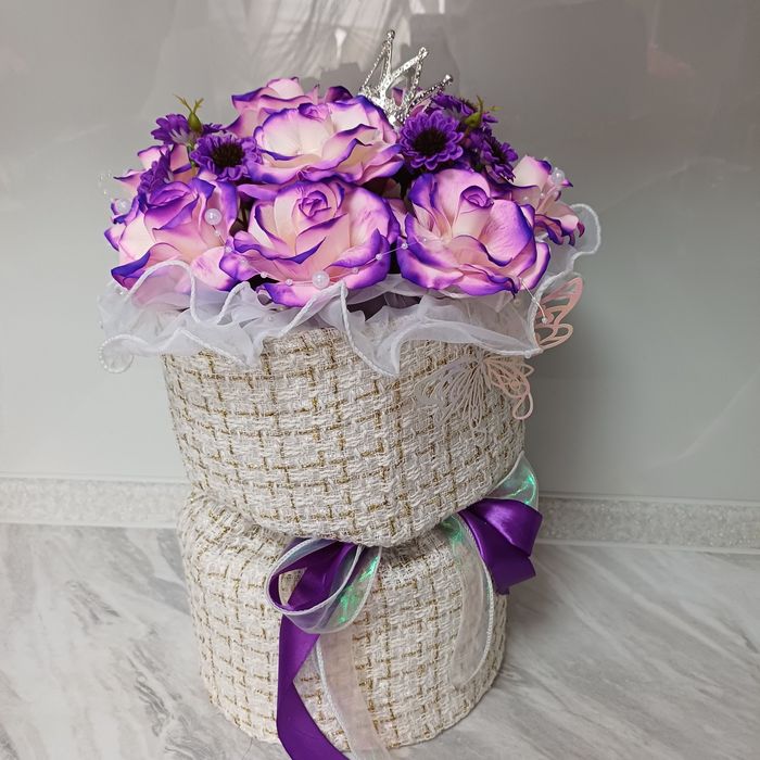 Букет из Мыльных Роз