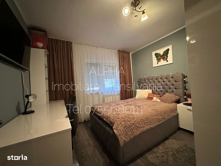 Apartament modern cu 3 camere finisat,mobilat zona Penny Bradet