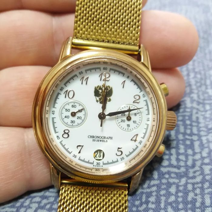 Часы Полёт-хронограф. (Россия).