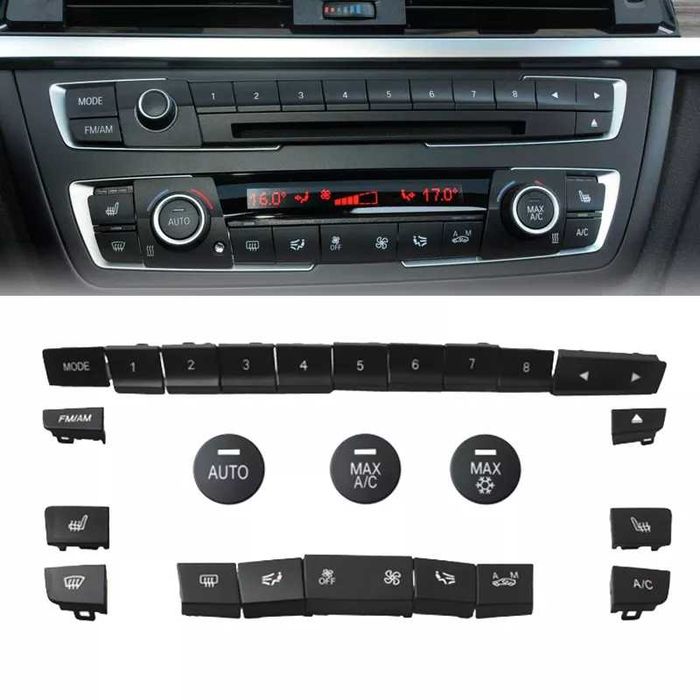 Buton Butoane Audio Radio Start Stop AUTO MAX BMW F20 F21 F30 F32 F34