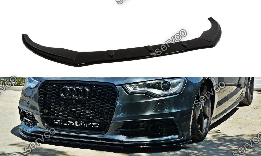Prelungire bara fata Audi A6 C7 4G S-line 2011-2014 v4 Maxton Design