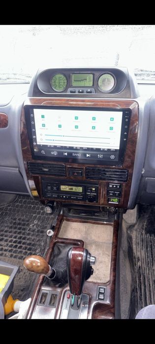 Магнитола рамка на prado 95