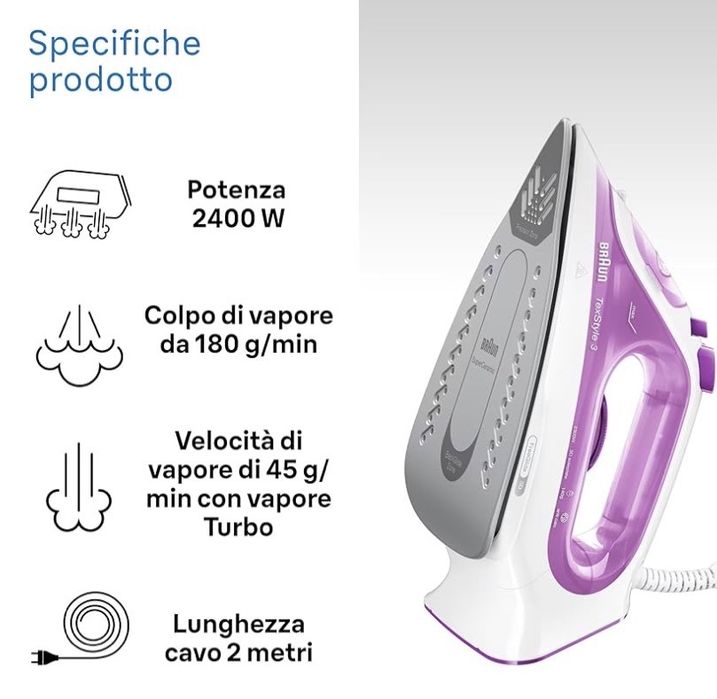 Fier de călcat cu abur Braun TexStyle3