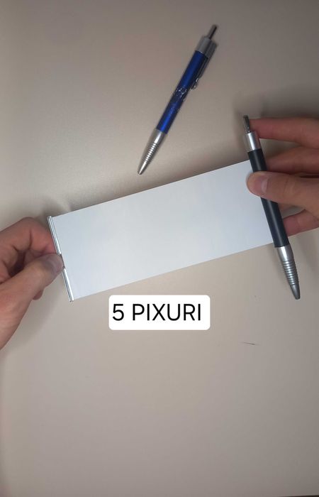 Pix cu bandă de hârtie pentru școală (Pixul Cool)