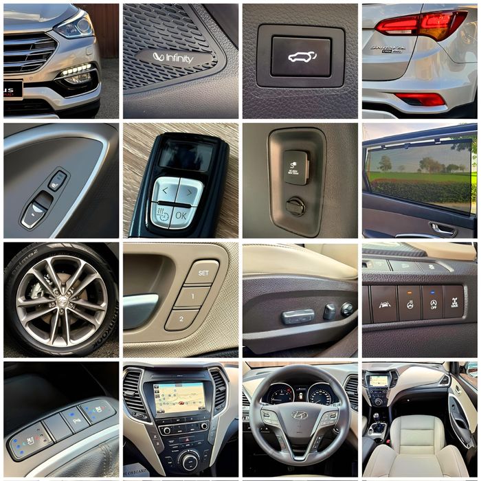 Hyundai Santa Fe 4x4 | FACELIFT | Premium | 2.2CRD 200CP | Euro6 | Krell | Bi Xenon LED | Ventilatie | Memorie | Camera | Hayon | Piele Crem | Navi