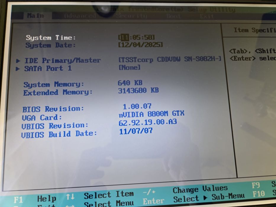 Laptop M57RU DIVINE-X – Best of 2007 - 8800M GTX  -  Retro - Colectie