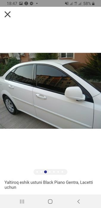 Lacetti jentra uchun eshiklar stoykasi