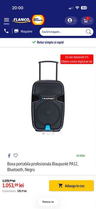 Boxa Blaupunkt PA12