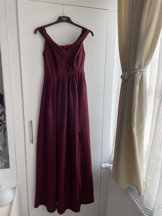 Официална рокля - бордо