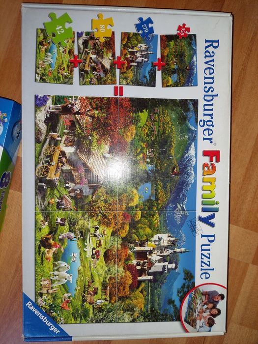 Пъзели - Наредени и залепени и ненаредени с оригиналните кутии