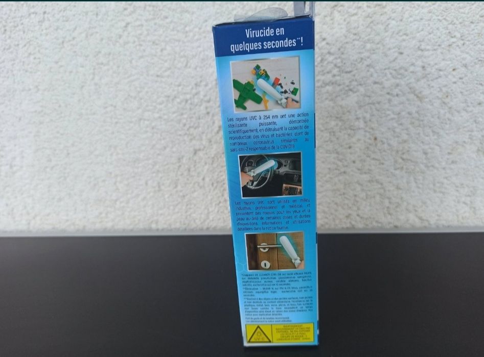 Lampa uv c portabila anti bacterii virusi germen ochelari de protectie