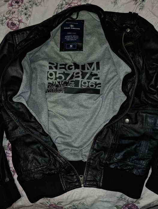 Geaca de piele Tom Tailor