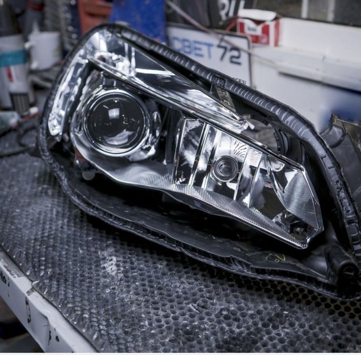 Bi led би лед фара линза