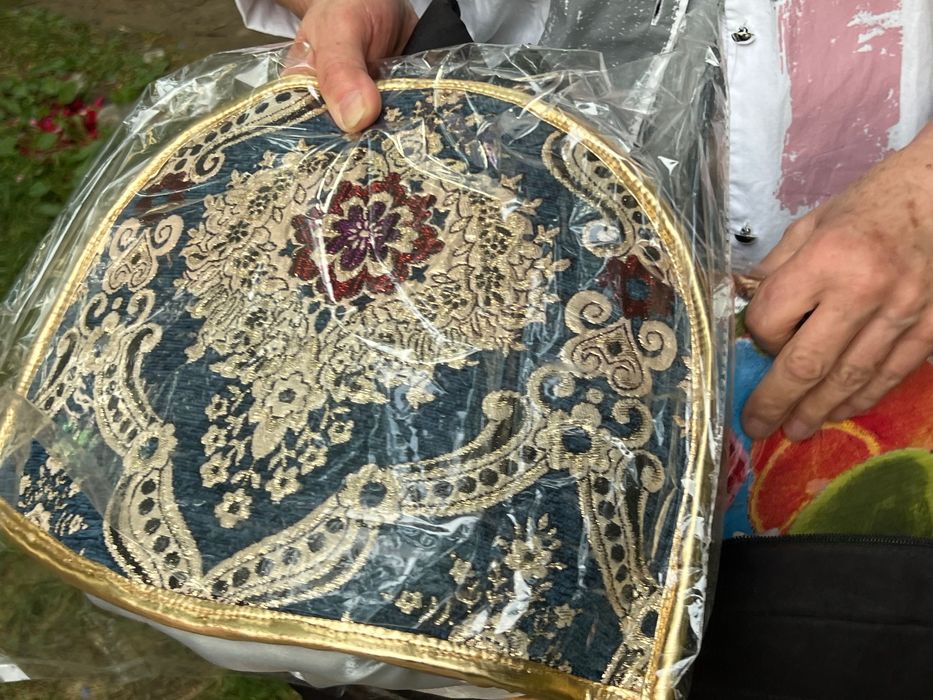 Утеплитель для чайника Баба на чайник handmade