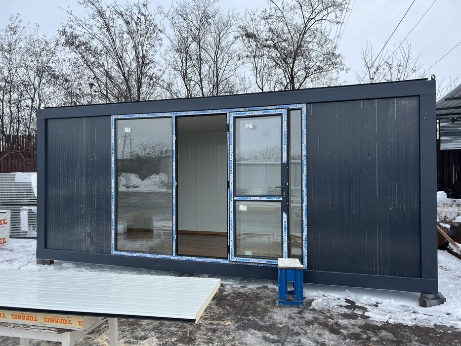 Container birou containere vitrina santier fast food vestiar pază