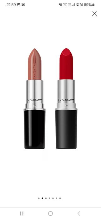 ДОСТАВКИ НЕТ MAC набор из двух помад по цене одной лимитированный