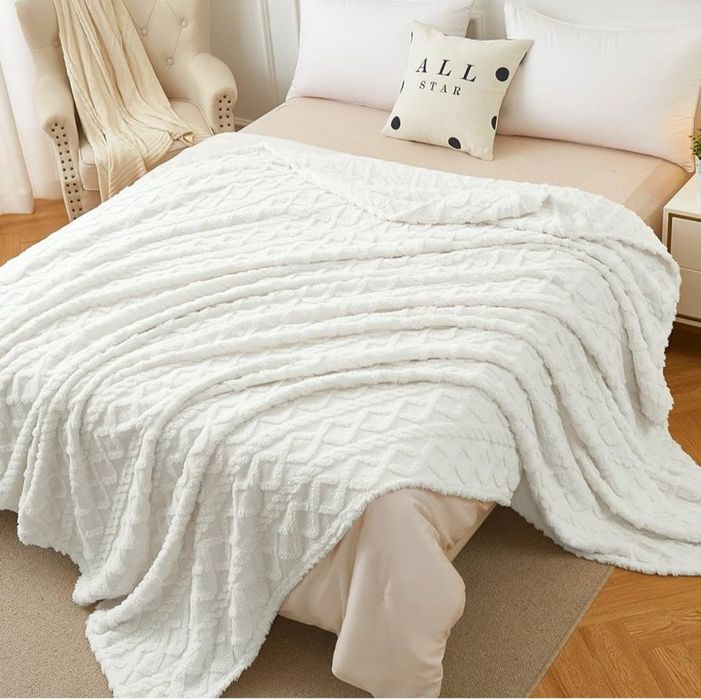 Снежинка,овечка ,травка,момик плед оптом и розницу