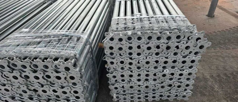 Домкрат телескопические стойки