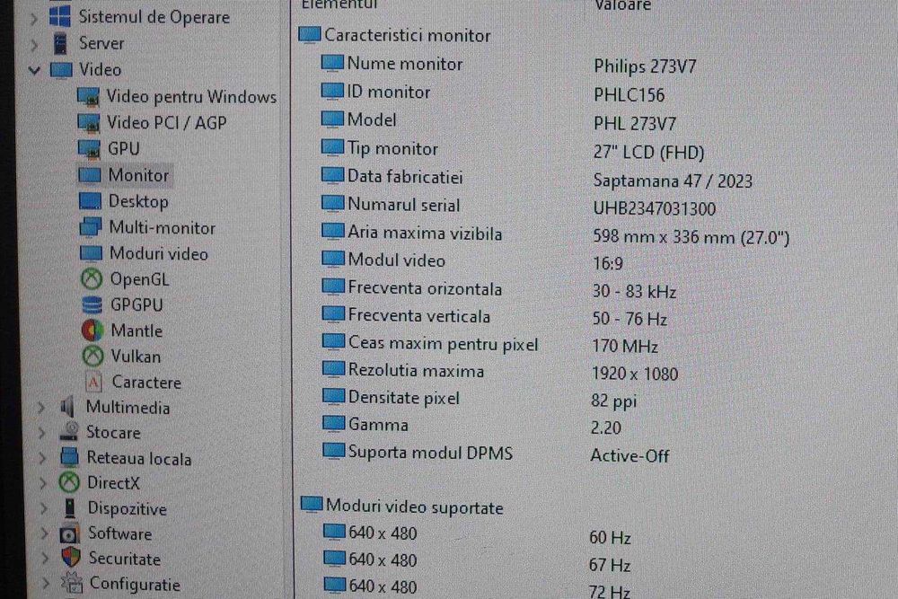 Monitor Samsung de 27”