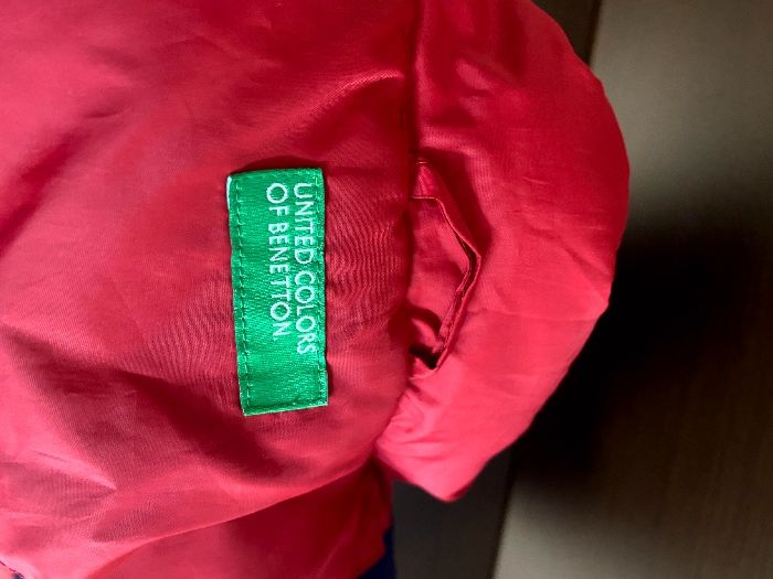 UNITED COLORS OF BENETTON подплатено детско червено елече