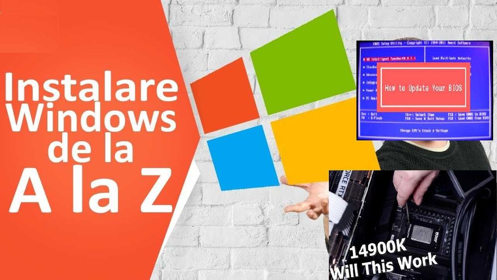 instalare Windows , office , asamblare calculatoare ,deplasare