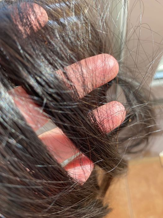 Естествена коса на треси