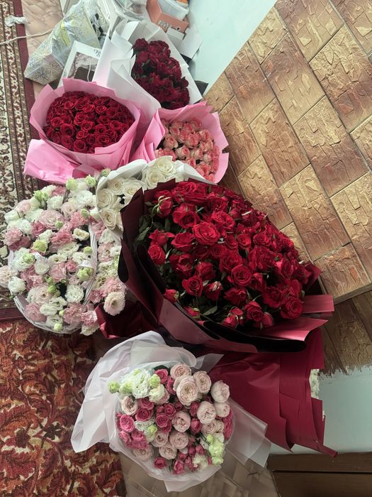 продам букеты по низкой цене, свежие