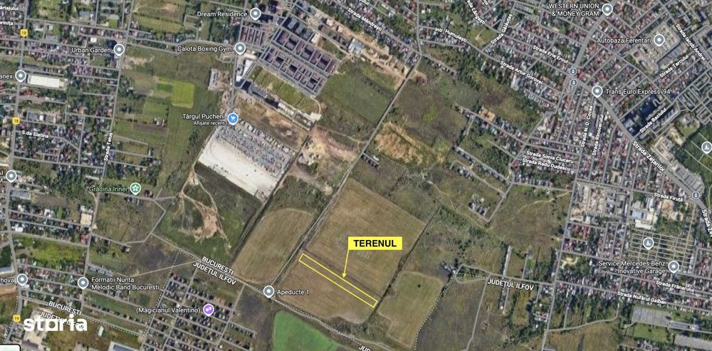 Teren de Vanzare-Targ Pucheni-Sector 5-Dubla Deschidere
