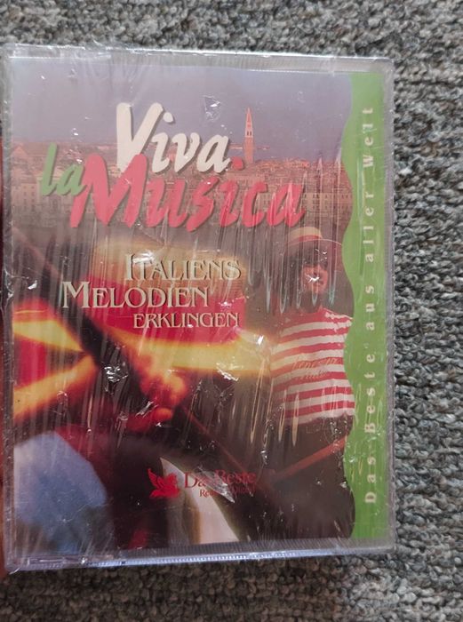 casete audio cu muzică italiană, muzică italiană