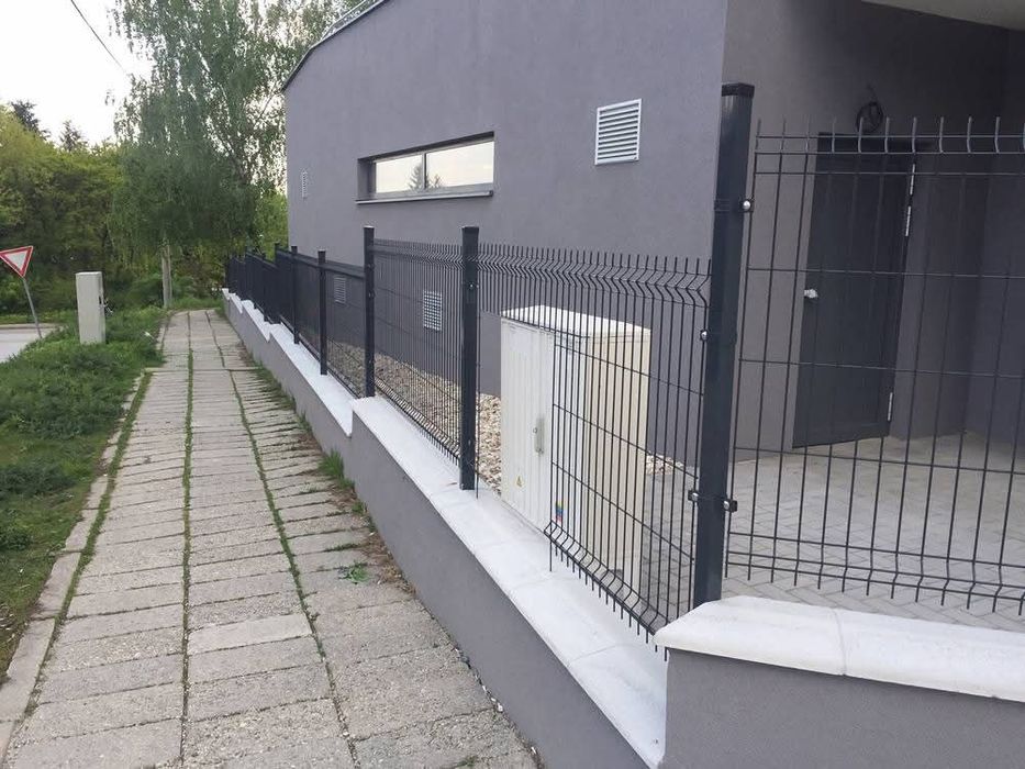 Garduri din sipca metalica, panou stil jaluzele, tabla,plasa bordurata