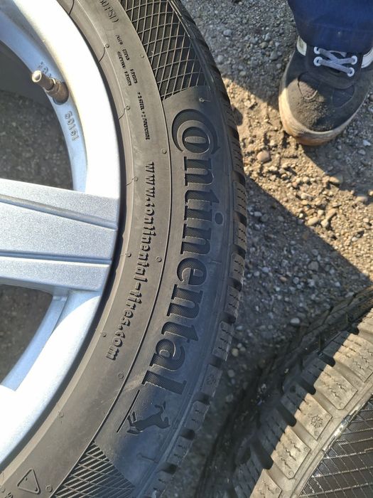 Джанти с гуми 5х112 7.5j et 37 17 цола за ауди/vw/сеат/шкода