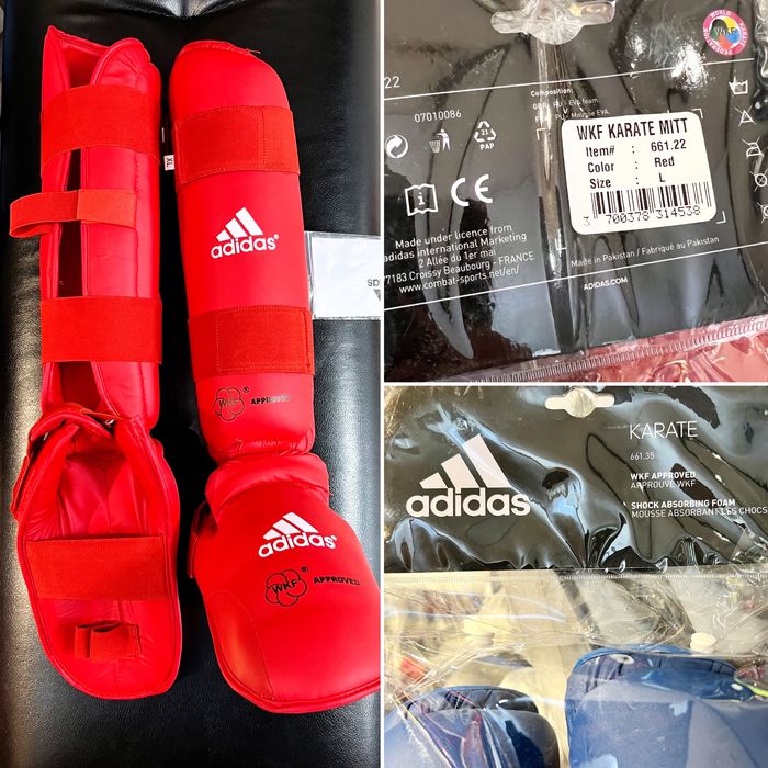 Футы и перчатки для каратэ WKF