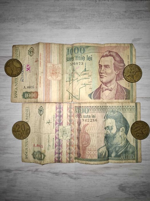 Monede și bancnote vechi românești