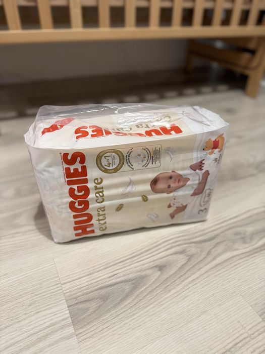 Scutece Extra Care Marimea 3, 6-10 kg, 40 bucati, Huggies