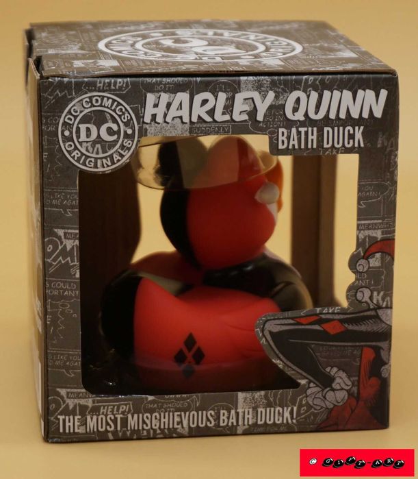 rata cauciuc baie in cutie cadou DC Comics HARLEY QUINN originala